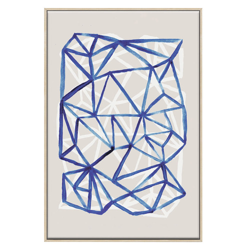 3 Piece Geometric Echoes Canvas Wall Art Set