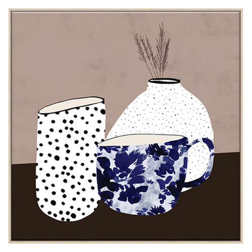 Speckled Stillness Canvas Wall Art Diptych