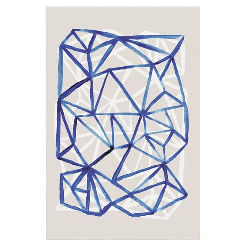 3 Piece Geometric Echoes Canvas Wall Art Set