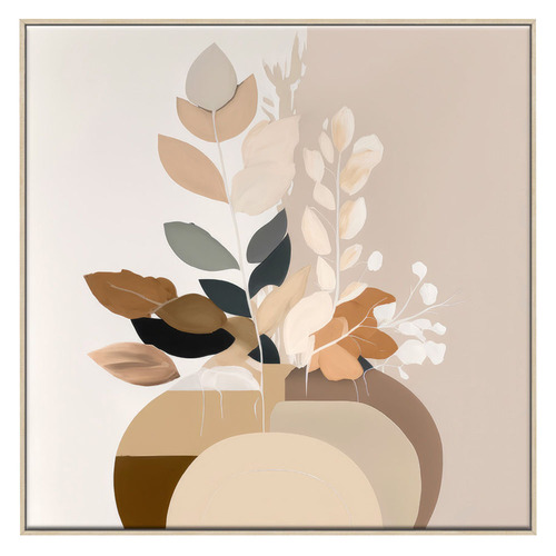 Organic Shapes Canvas Wall Art Diptych