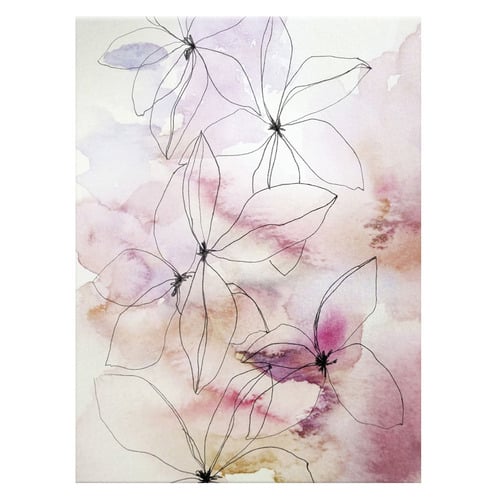 Blush Botanics Wall Art Diptych