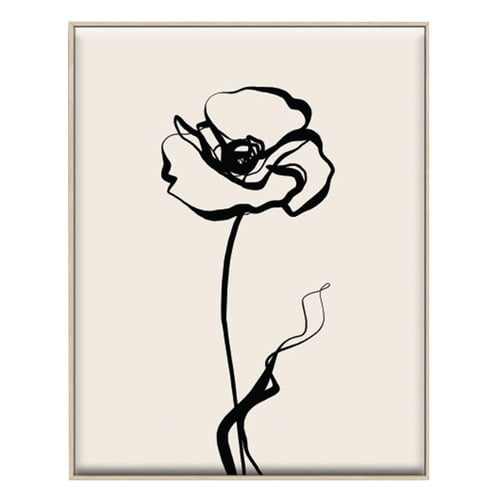 4 Piece Blush Lines Canvas Wall Art Set