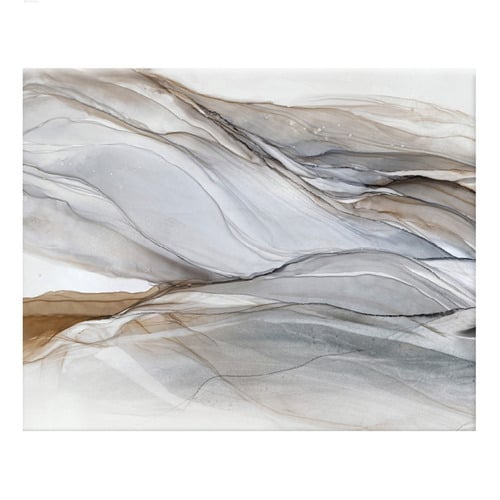 4 Piece Blush Lines Canvas Wall Art Set