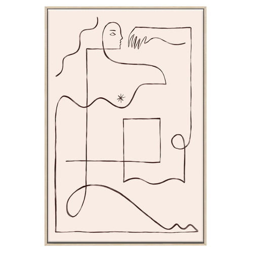 3 Piece Linear Whimsy Canvas Wall Art Set