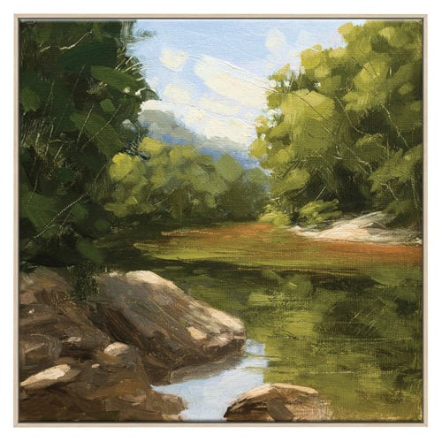 Summer Stroll Canvas Wall Art Diptych
