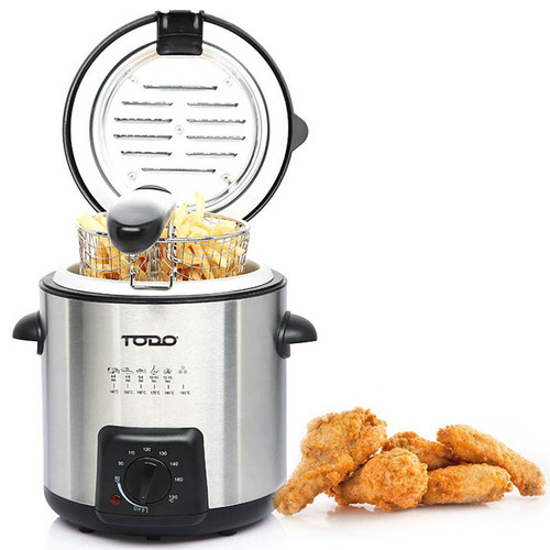 Todo 0.9L Stainless Steel Deep Fryer & Reviews Temple & ster