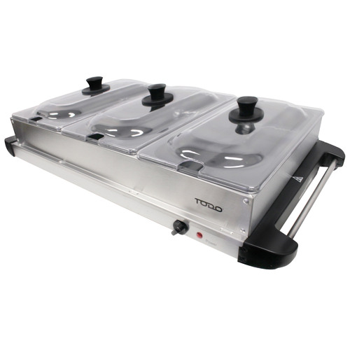 Silver & Black Todo Buffet Server
