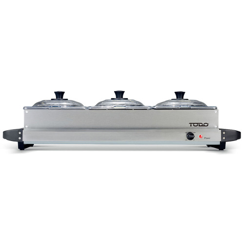 Silver & Black Todo Buffet Server