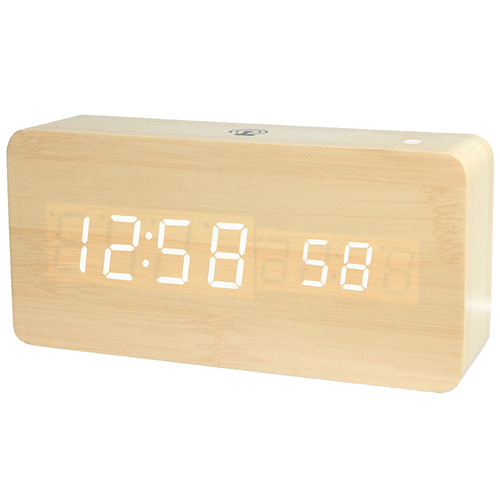 Rechargeable LED Digital Alarm Clock