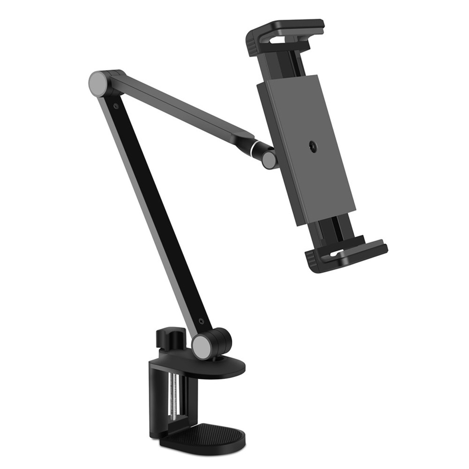 Adjustable Aluminium Alloy Mobile Phone & Tablet Mount Clamp