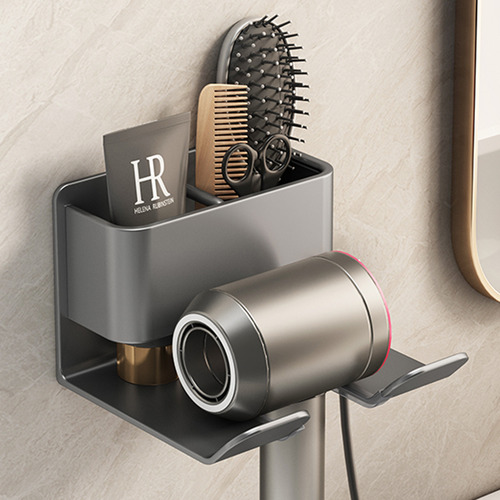 Aluminium Wall Mounted Hair Dryer Holder