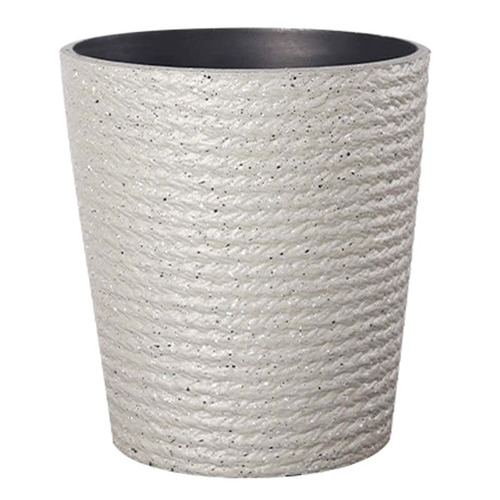 Ceramic-Look Resin Plant Pot