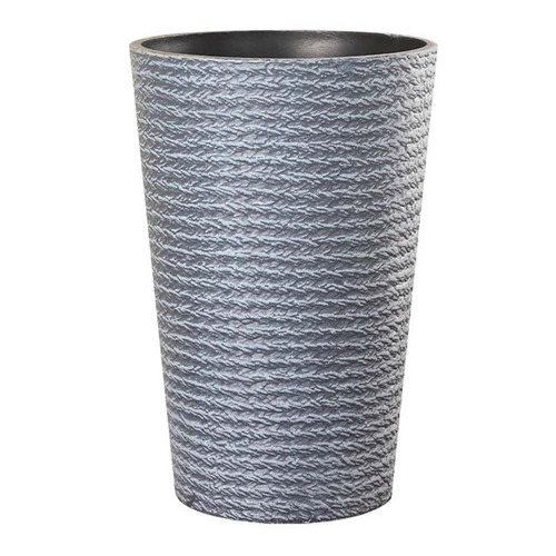 Ceramic-Look Resin Plant Pot