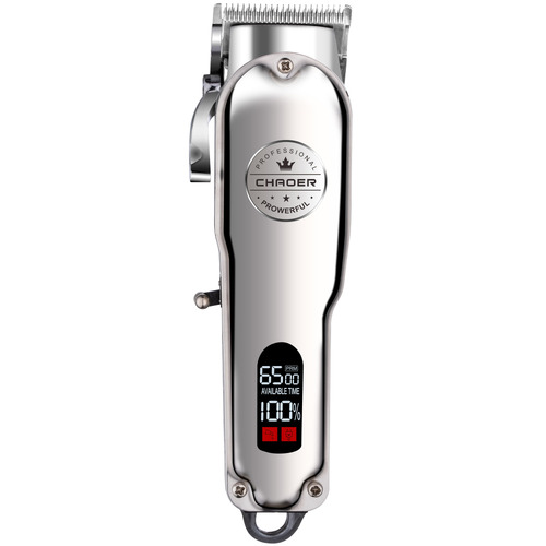 Silver Cordless Hair Clipper Beard Trimmer