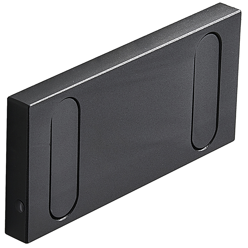 Hugo Black Aluminium Alloy 2 Robe Hook