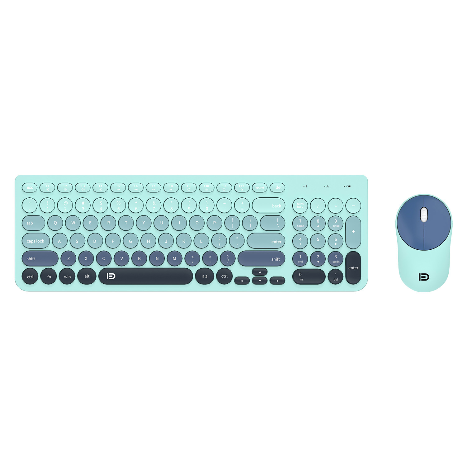 Bluetooth Wireless Keyboard with Mouse Set