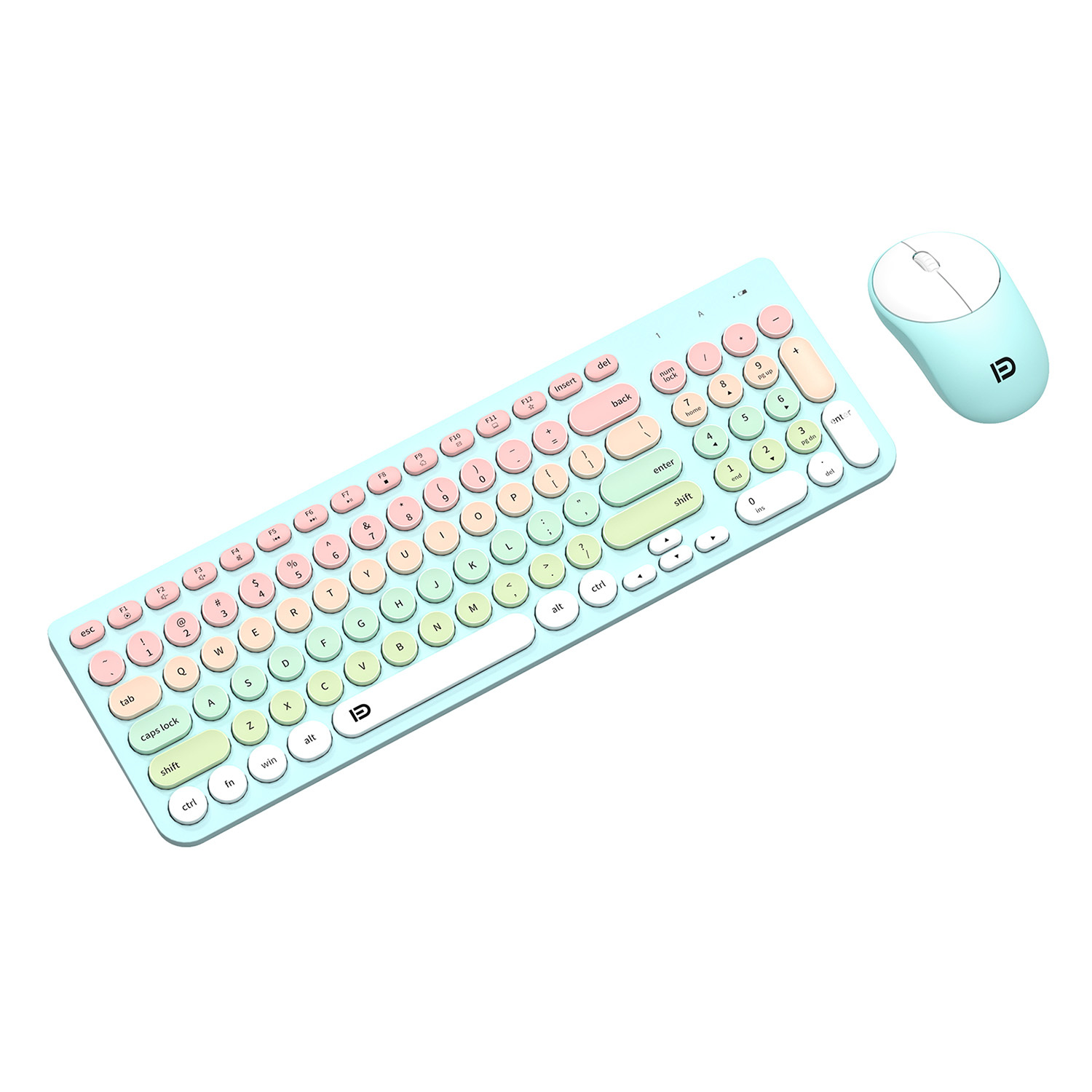 Bluetooth Wireless Keyboard with Mouse Set