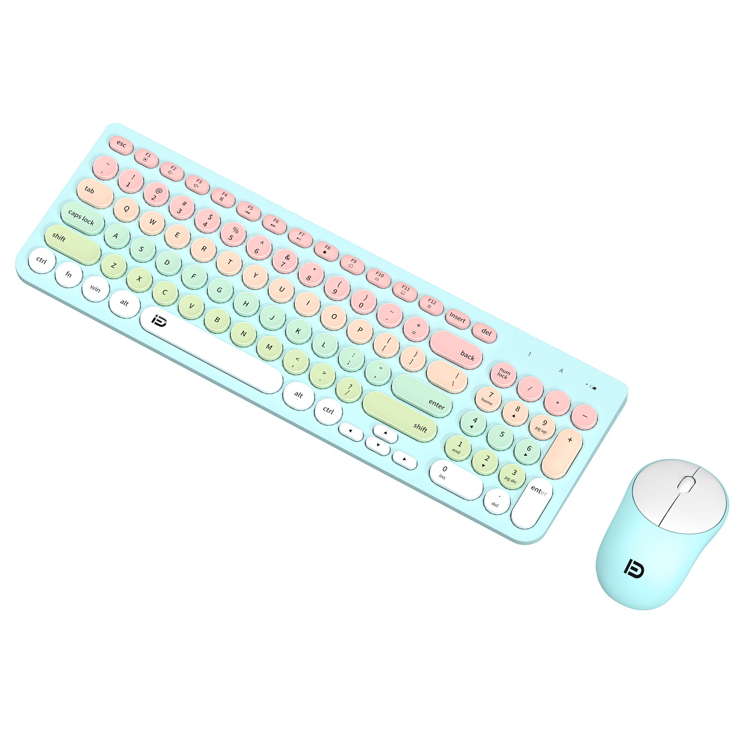 Bluetooth Wireless Keyboard with Mouse Set