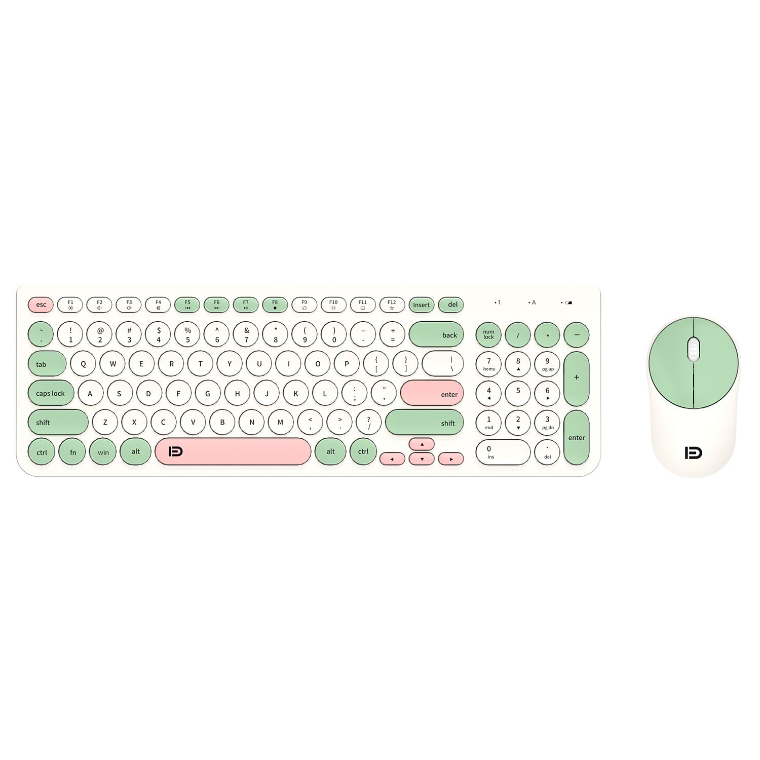 Bluetooth Wireless Keyboard with Mouse Set