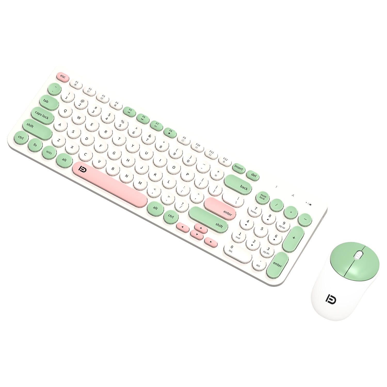 Bluetooth Wireless Keyboard with Mouse Set