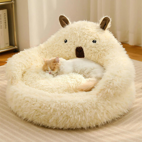 Koala Pet Bed with Back Rest