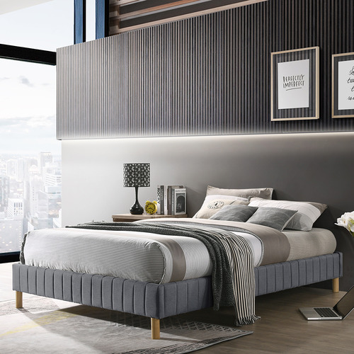 NordicHouse Aria Queen Bed Frame Temple & ster