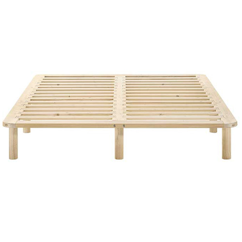 NordicHouse Natural Cali Wooden Bed Base & Reviews Temple & ster