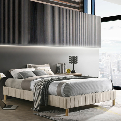 NordicHouse Aria King Bed Frame Temple & ster