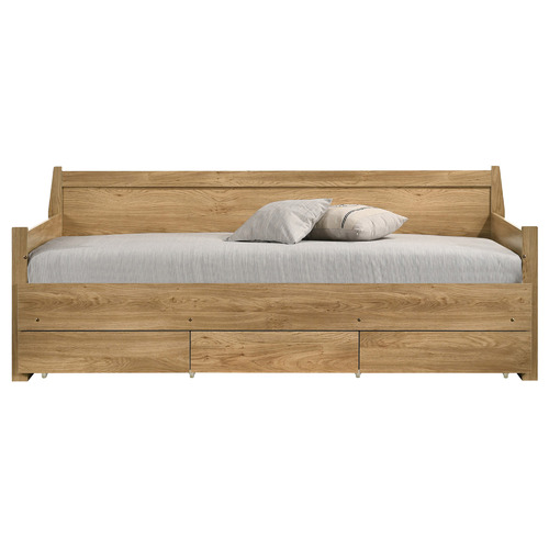 Natural Mia Daybed With Trundle, Twin Trundle Bed Converts To King Size