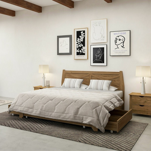 NordicHouse Natural Mia Bed | Temple & Webster