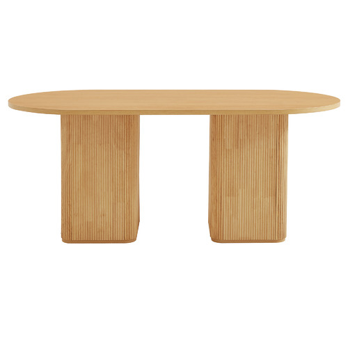 Chandni Ribbed 180cm Dining Table