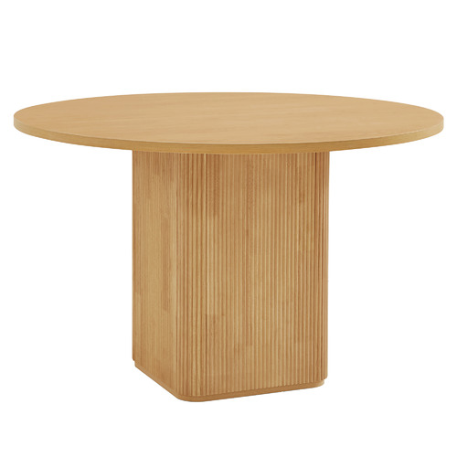 Chandni Ribbed Round Dining Table