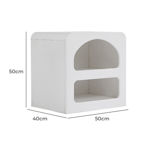 Sora Wooden Bedside Table