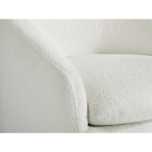 Carrie Boucle Swivel Chair