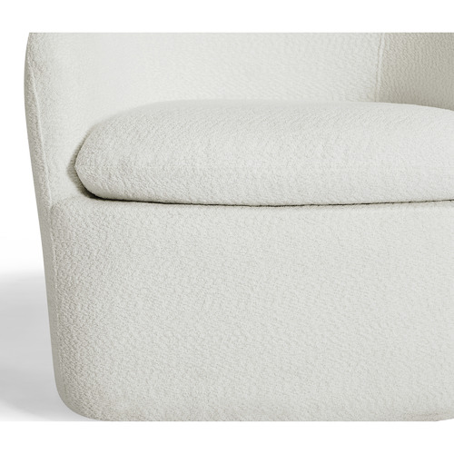 Carrie Boucle Swivel Chair