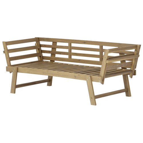 Belaya Acacia Wood Outdoor Daybed Temple & ster