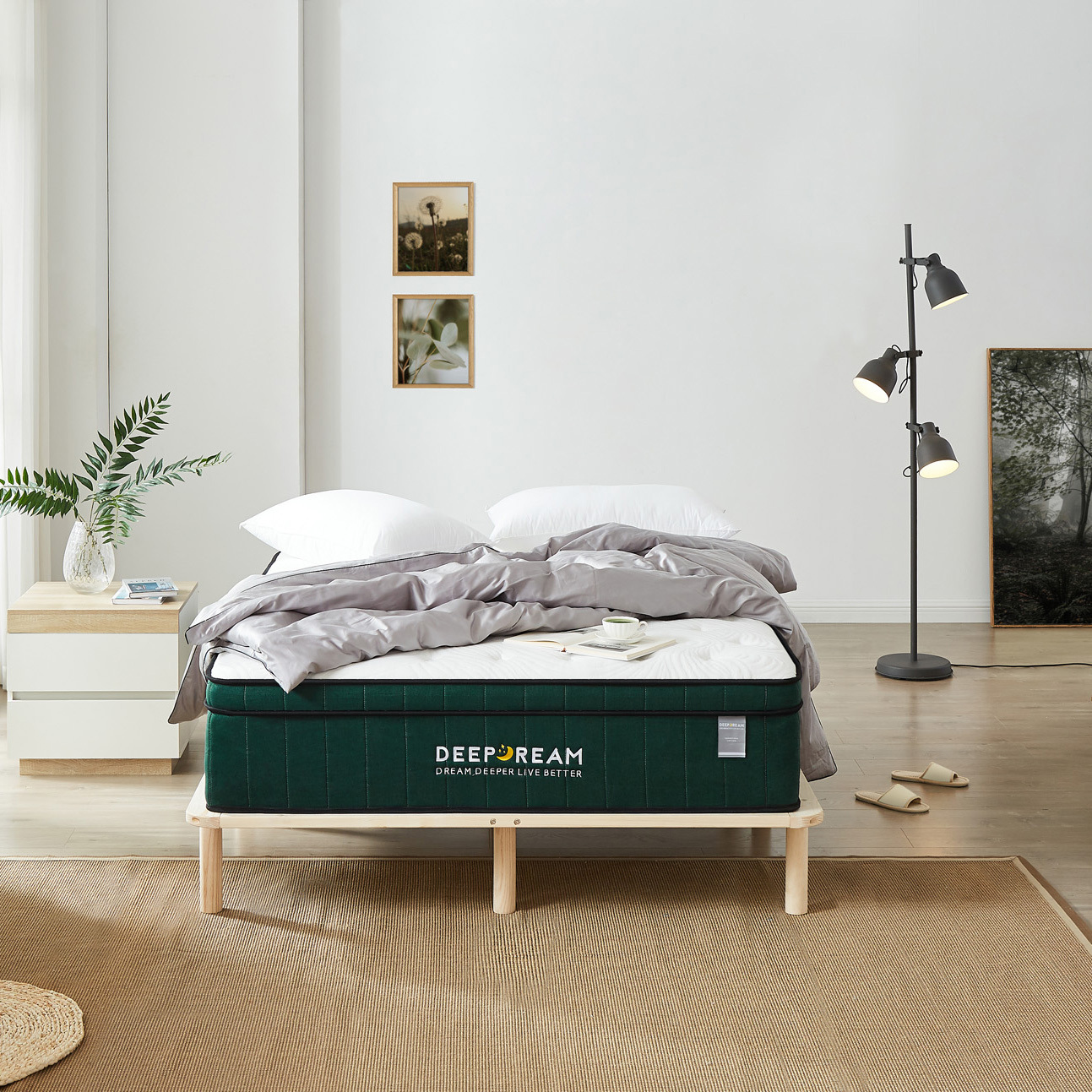 Poveda-Green-Tea-Hybrid-Memory-Foam-Mattress