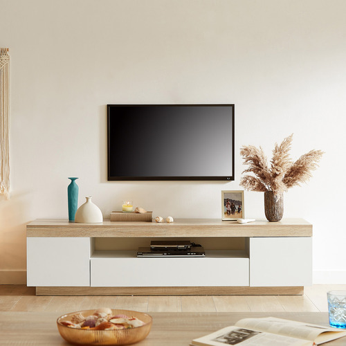 NordicHouse 180cm Tia White TV Unit Temple Webster