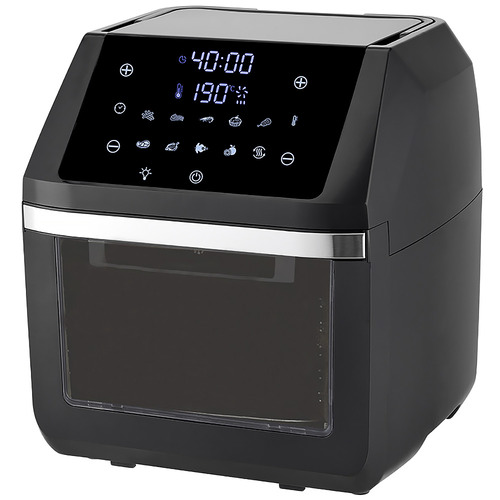 Black Healthy Choice 12L Digital Air Fryer | Temple & Webster