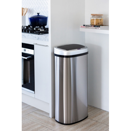 Auto-Sensor Stainless Steel Rubbish Bin