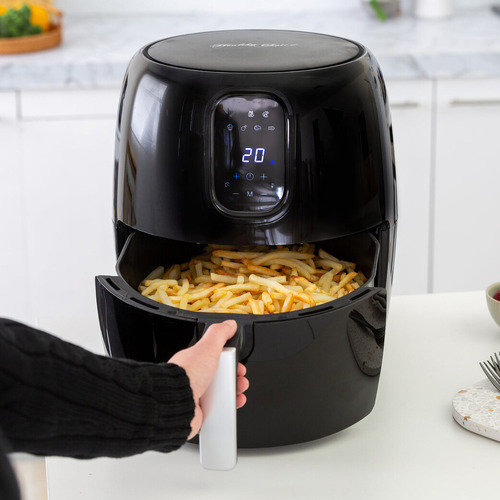 GraftonHomeGoods Black 8L Digital Air Fryer Temple & Webster