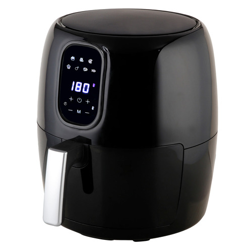 GraftonHomeGoods Black 8L Digital Air Fryer Temple & ster