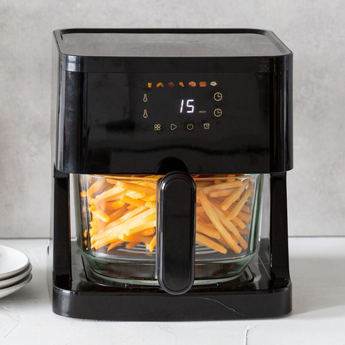 Kyraen 5L  Digital Air Fryer with Glass Basket