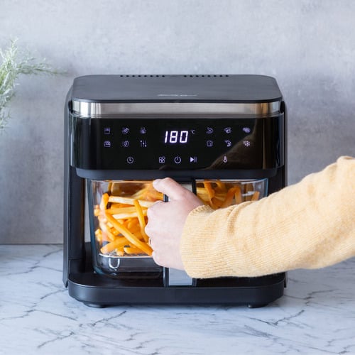 Trionis 6L  Digital Air Fryer with Glass Basket