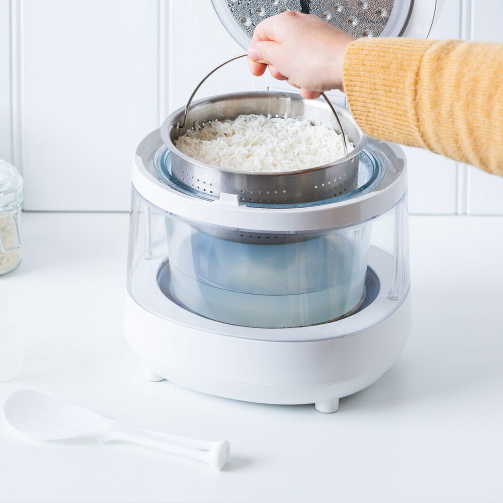 Vigust 3L Glass Electric Rice Cooker