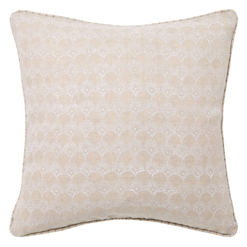 L&MHome Cove Square Linen Cushion | Temple & Webster