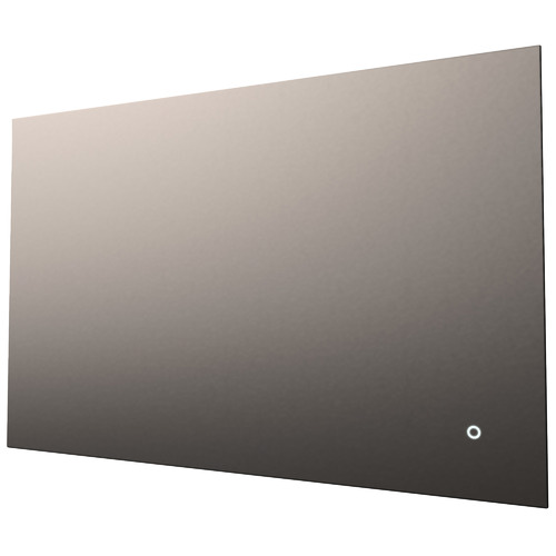 Silver Rectangle Frontlit Mirror With Demister