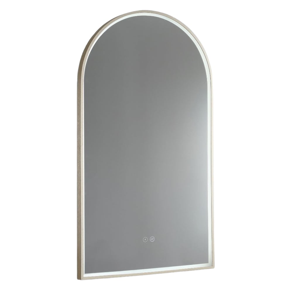 Arch Aluminium Frame LED Mirror with Demister