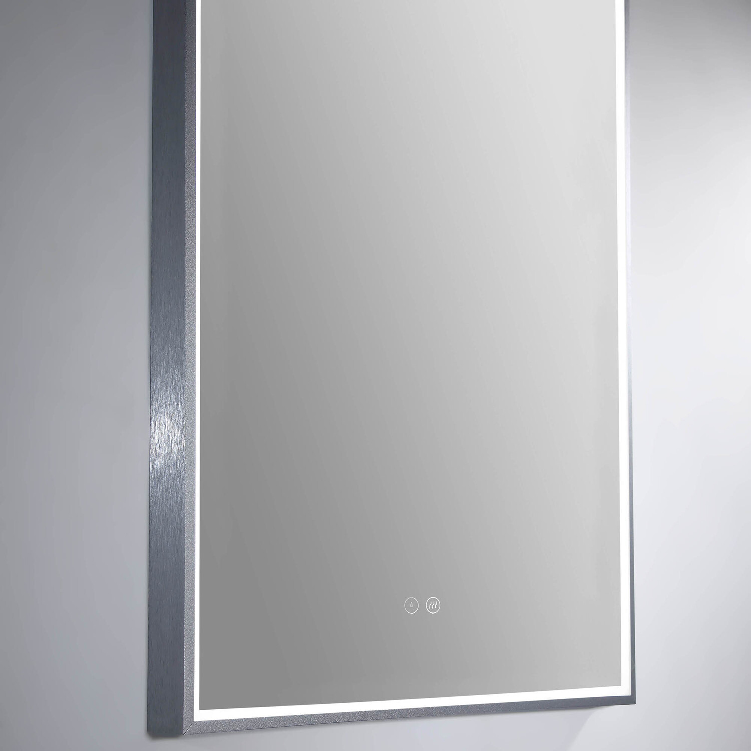 Arch Aluminium Frame LED Mirror with Demister
