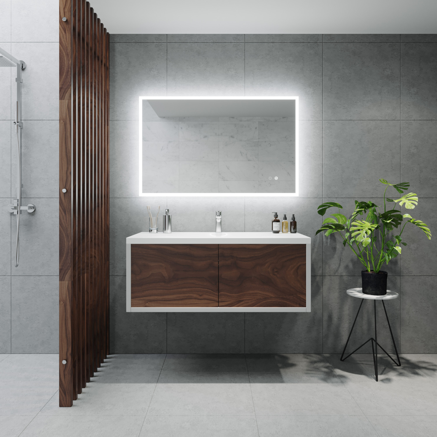Ramsey LED Demister Mirror with Bluetooth